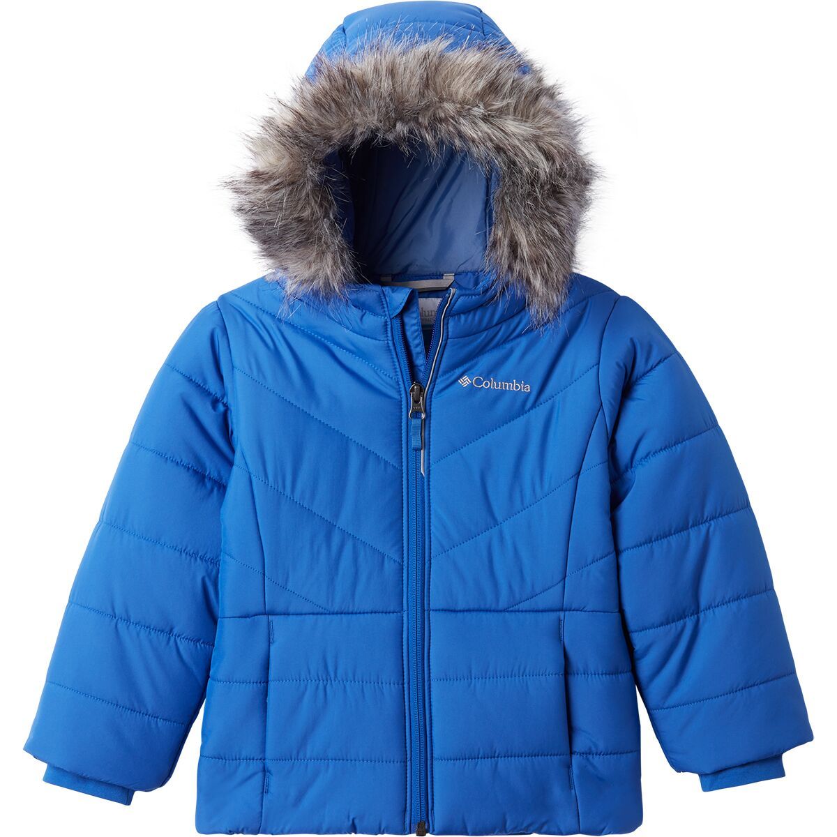 Columbia Girls Big Katelyn Crest Jacket 6//6X X-Small Black and Pink
