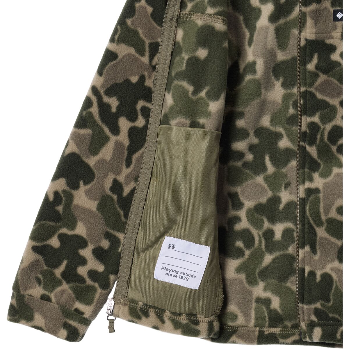 Куртка Columbia Zing III Fleece Jacket для мальчиков, цвет: Камуфляжный — фото 2