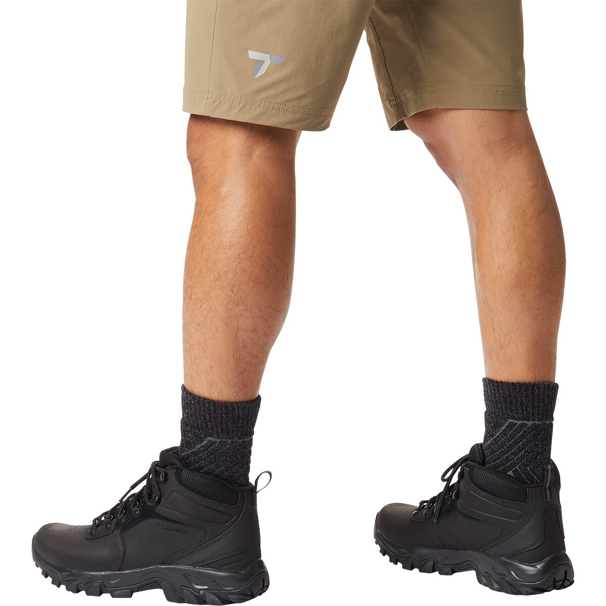 Мужские ботинки Columbia Newton Ridge Plus II Waterproof Hiking, цвет: Чёрный — фото 10