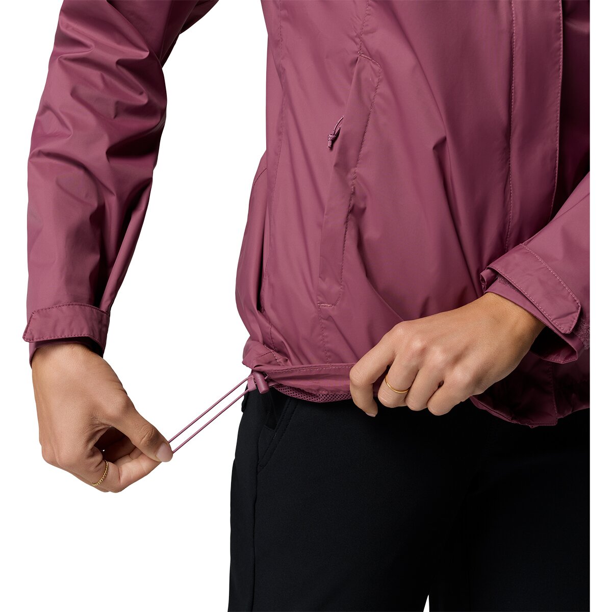 Женская куртка Columbia Arcadia II Rain Jacket, цвет: Состаренный розовато-лиловый — фото 7