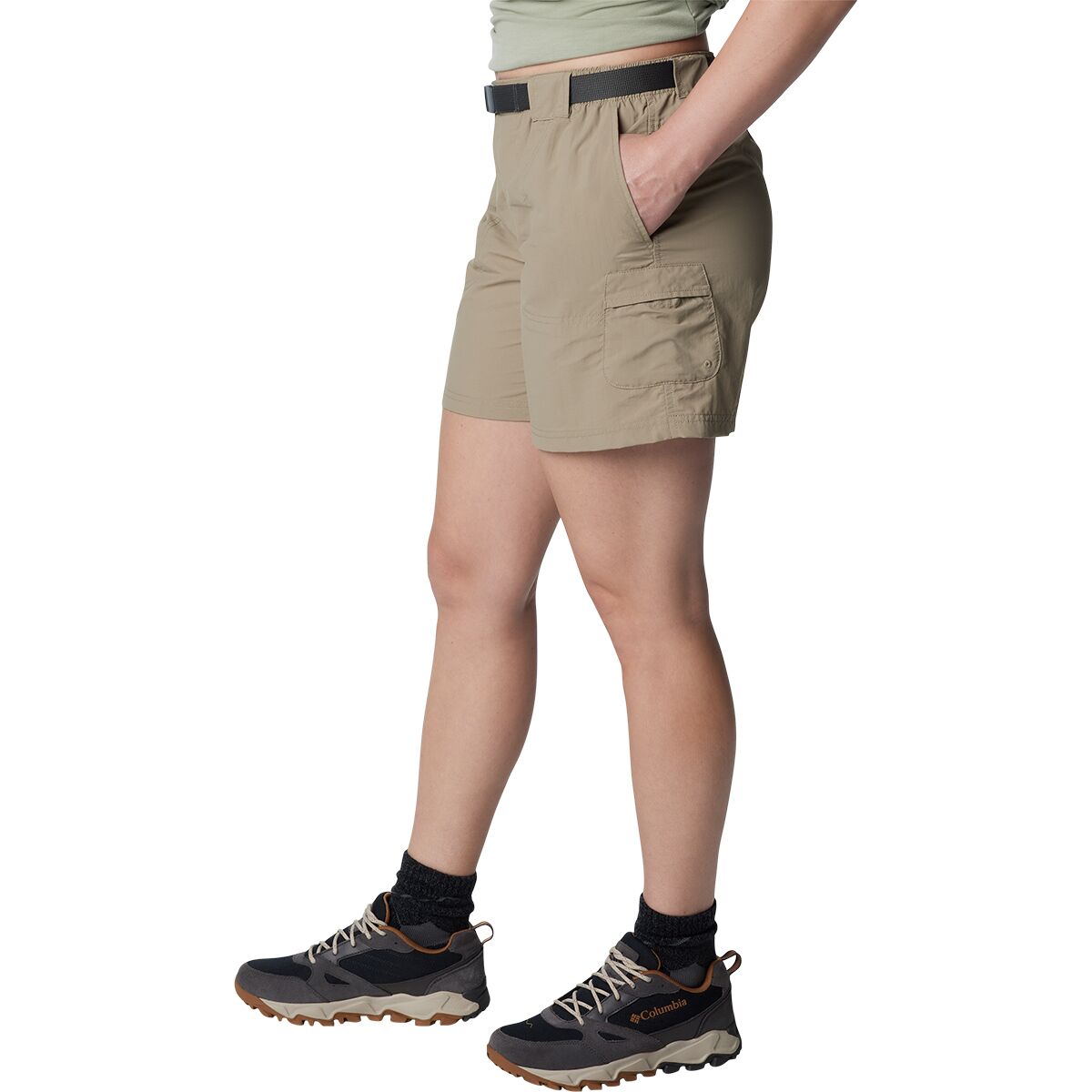 Columbia Short cargo Sandy River pour femme, Noir