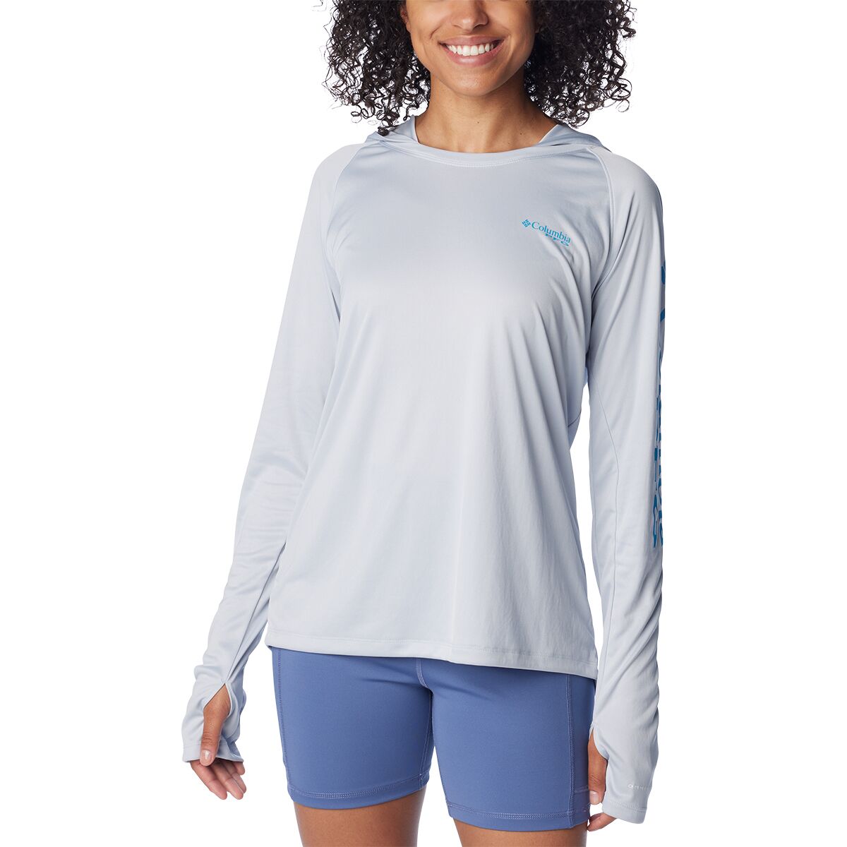 Coastal Cotton Long Sleeve Sport Shirt - Tidal Wave
