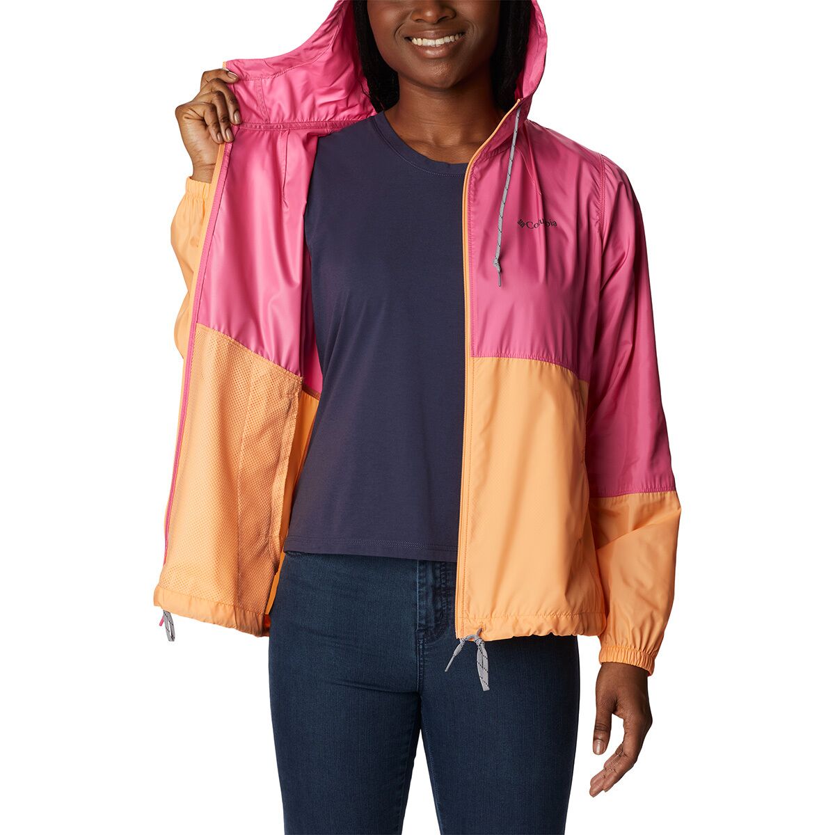 Giacca Antivento Columbia Flash Forward Donna - Leggera, Idro-Resistente, Con Cappuccio Regolabile
