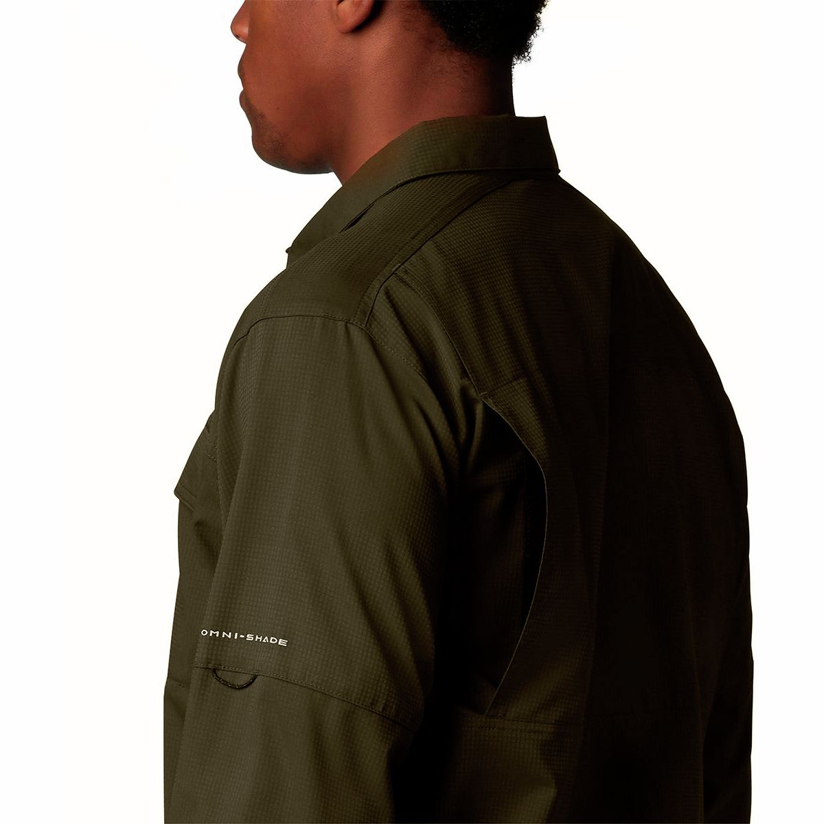 Columbia Silver Ridge Utility Lite Chemise de randonnée à manches longues pour homme, Gris pierre foncé, 2X