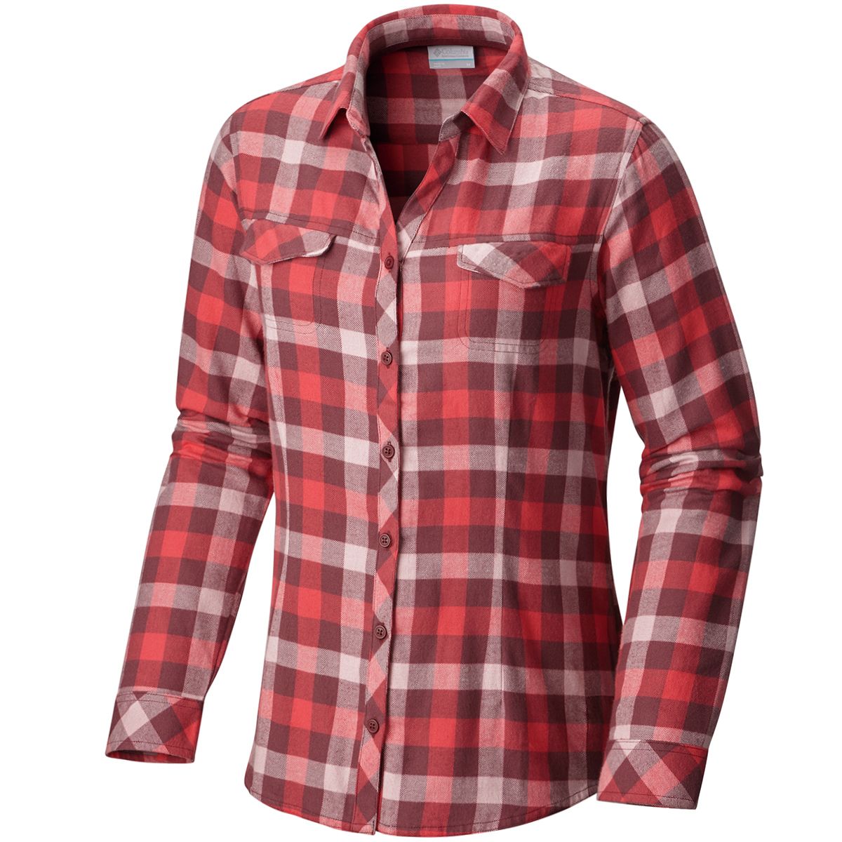 columbia hooded flannel shirt