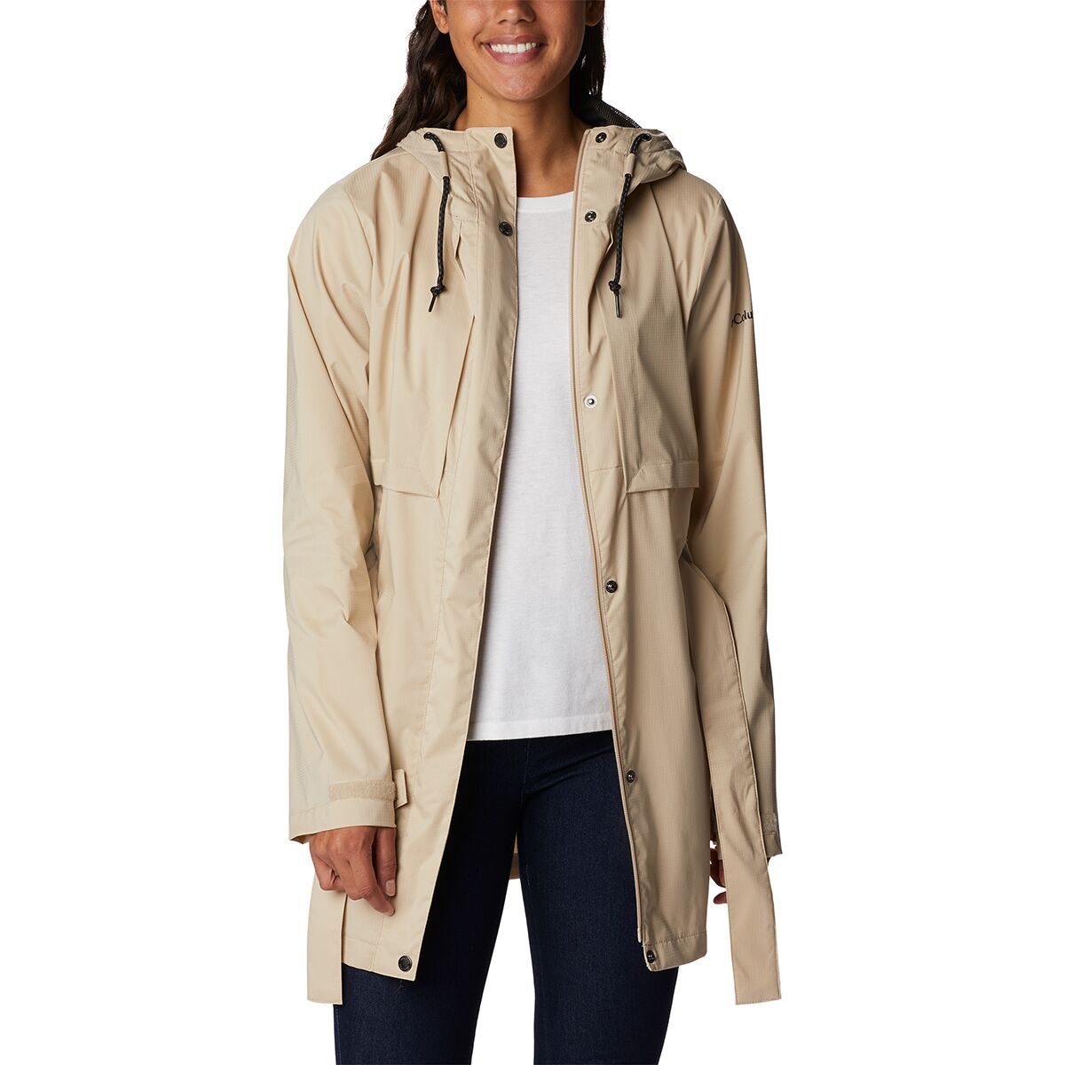 Columbia Pardon My Trench Rain Jacket Women's Clothing
