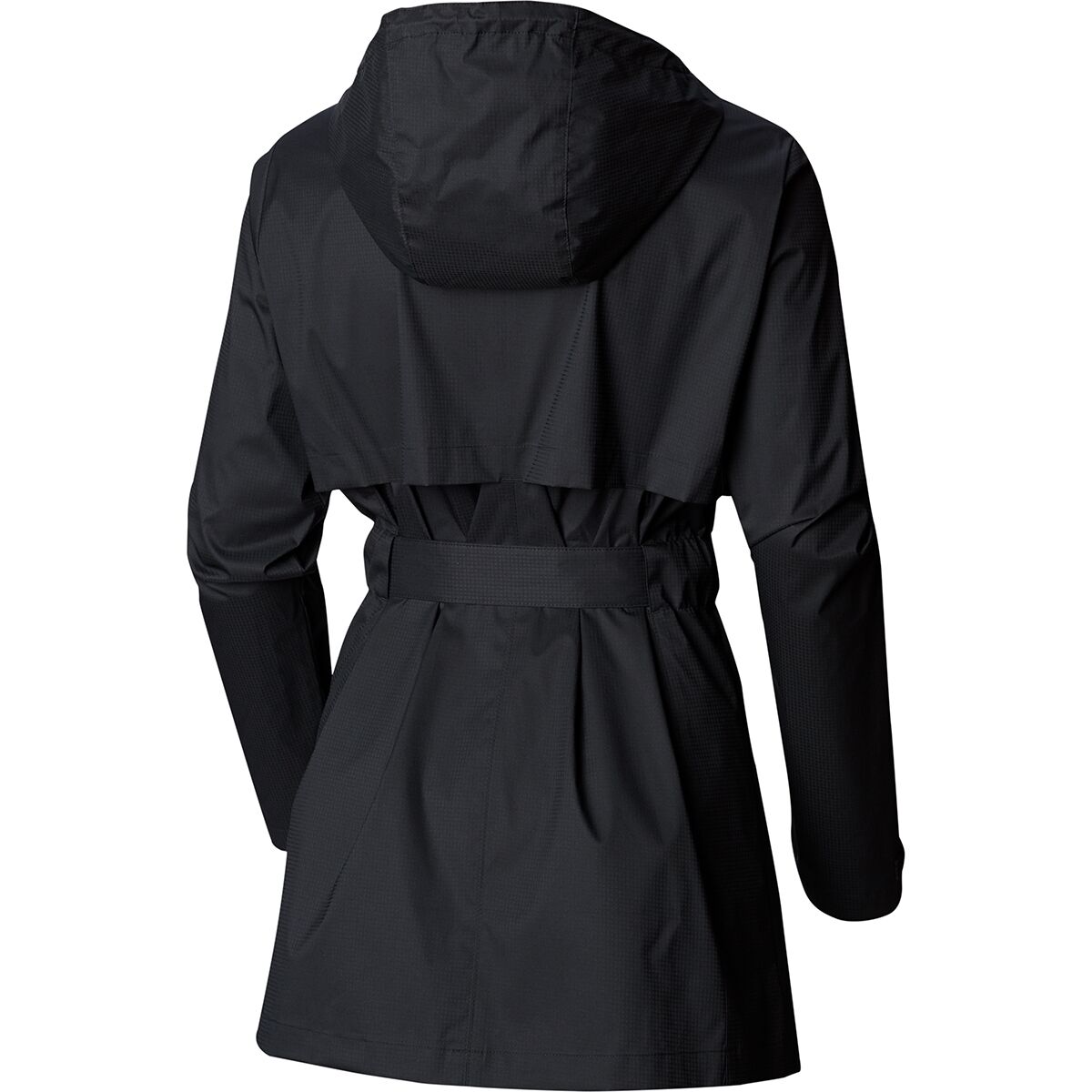 Columbia Women's Pardon My Trench Water Resistant Rain Jacket Black Size Small