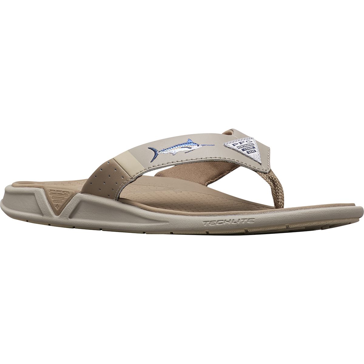 columbia fish flip flops