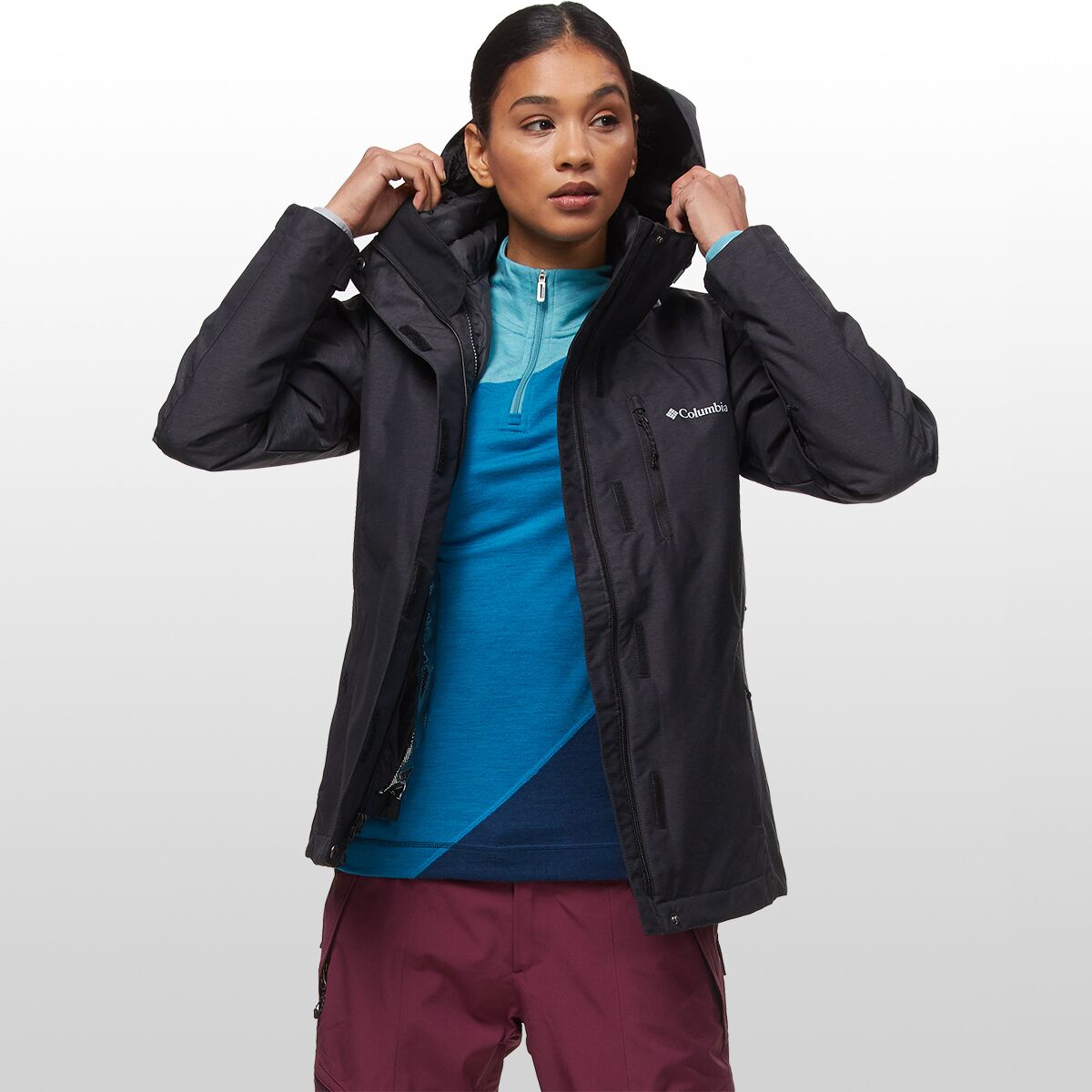 Columbia Whirlibird IV Interchange Hooded 3in1 Jacket Women's