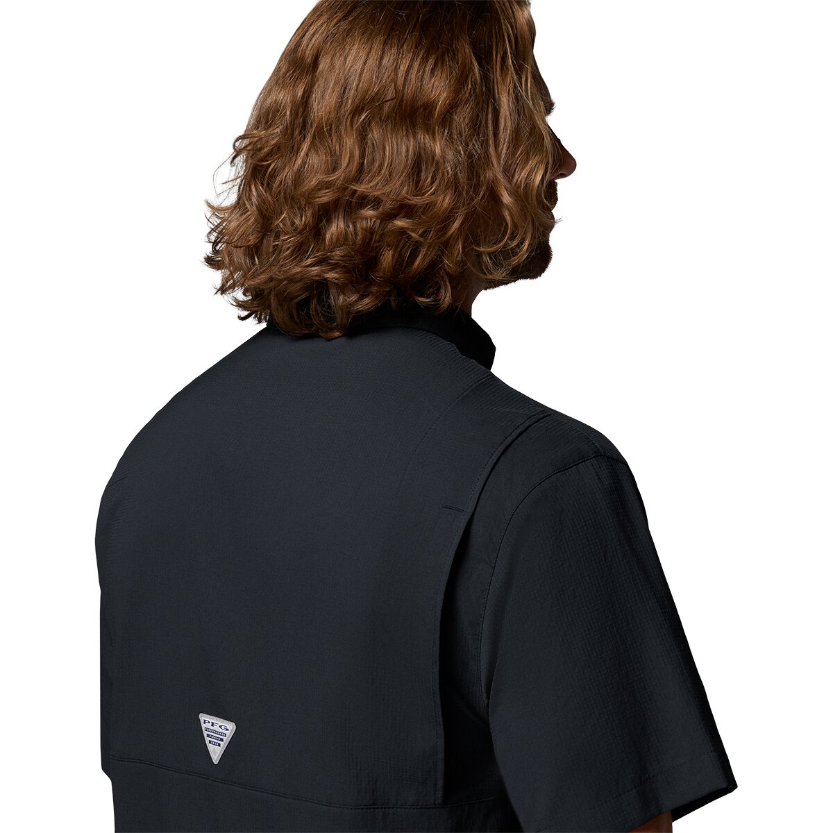 Мужская рубашка Columbia Tamiami II Short-Sleeve Shirt, цвет: Чёрный — фото 5