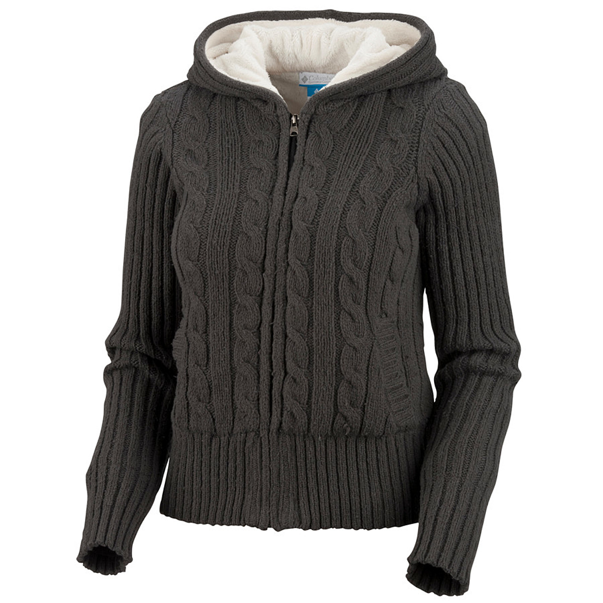 Columbia Women's Winter Power Hooded Knit - UPF 50 Sun Protection, Moisture-Wicking, Thumb Holes, Cold Weather Layer