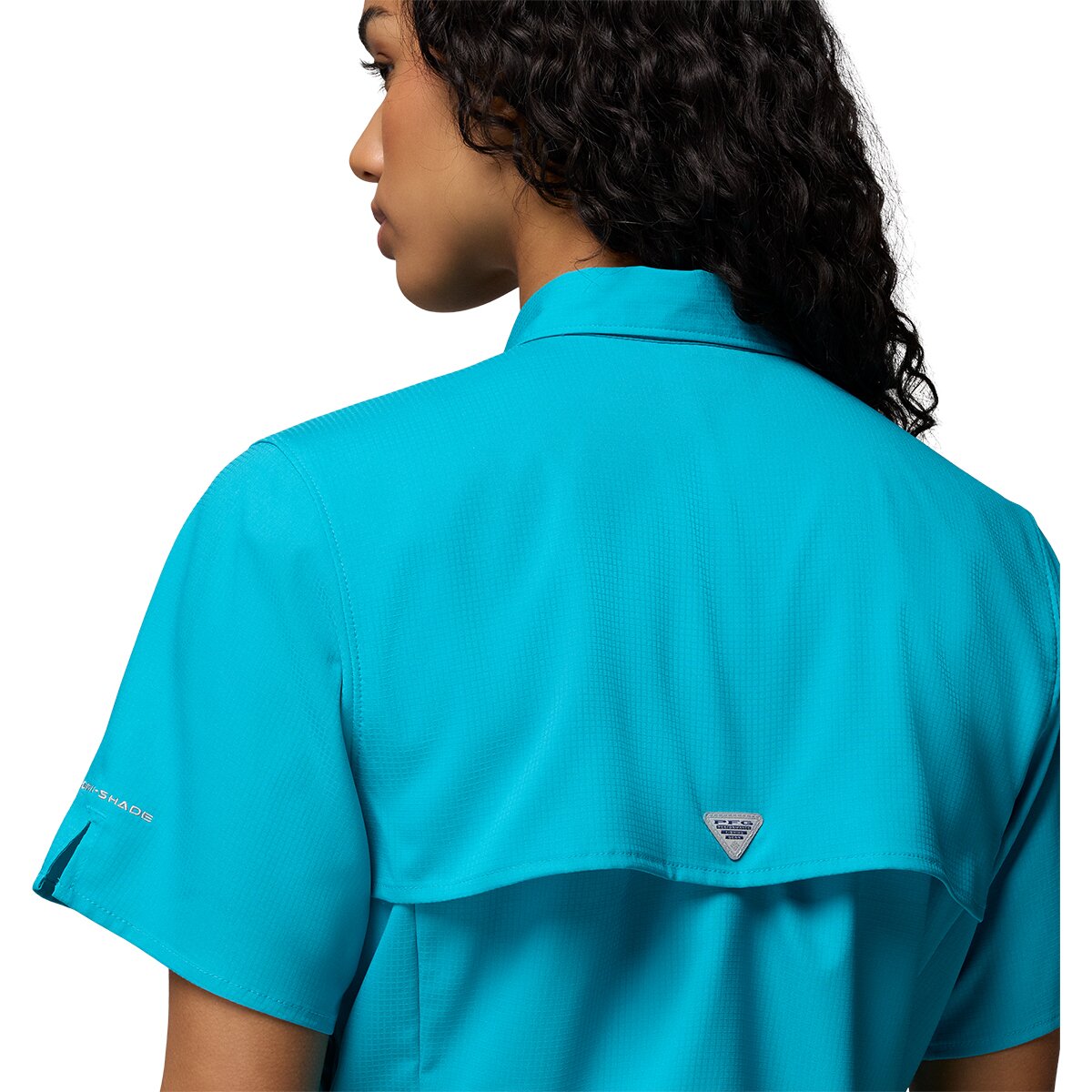 Женская рубашка Columbia Tamiami II Short-Sleeve Shirt, цвет: Океанский — фото 6