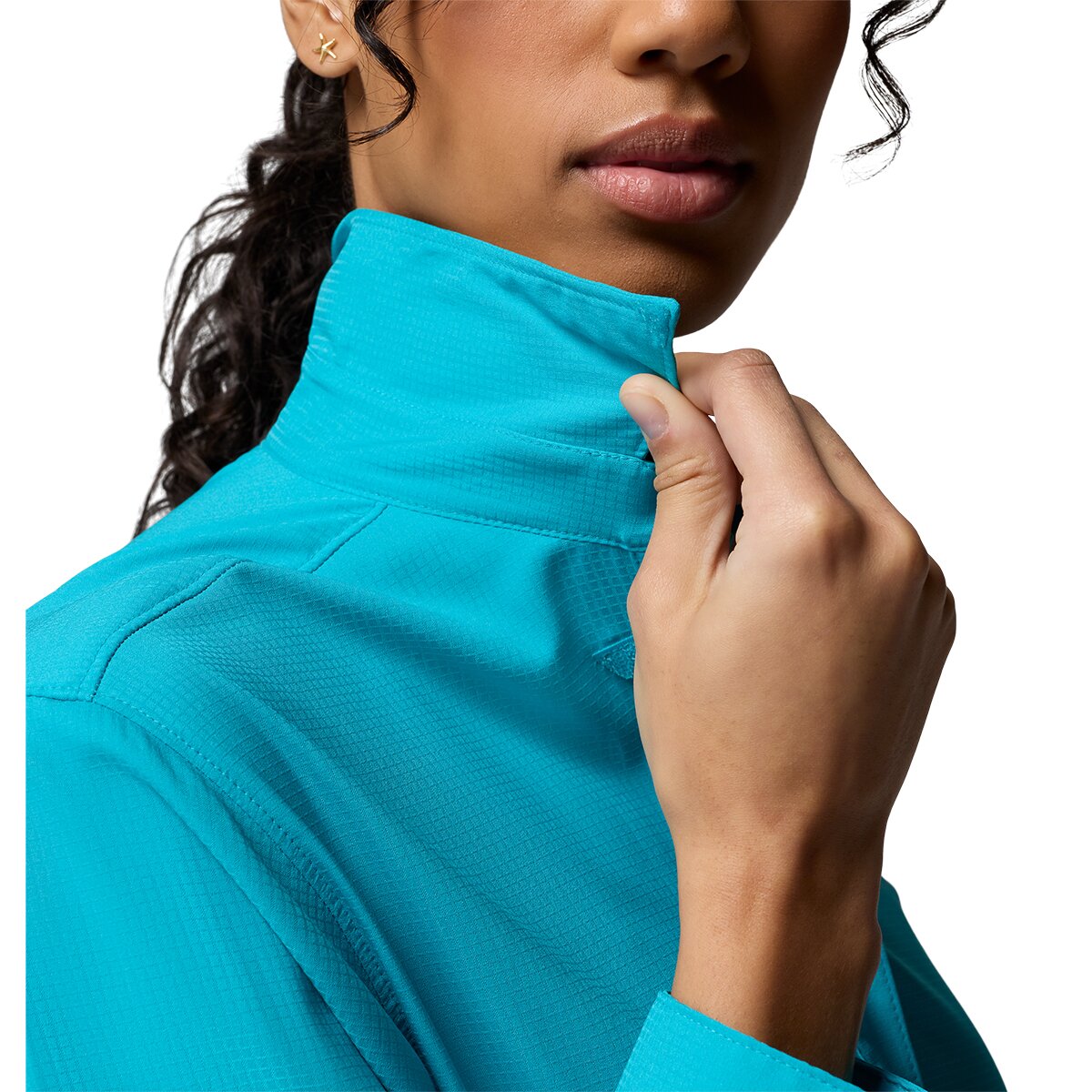 Женская рубашка Columbia Tamiami II Long-Sleeve Shirt, цвет: Океанский — фото 6