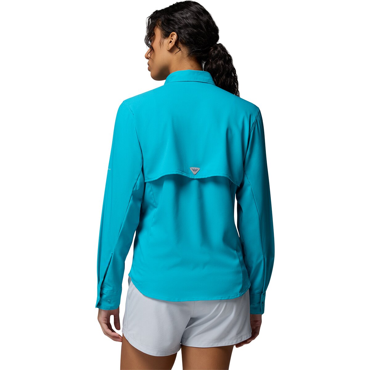 Женская рубашка Columbia Tamiami II Long-Sleeve Shirt, цвет: Океанский — фото 9