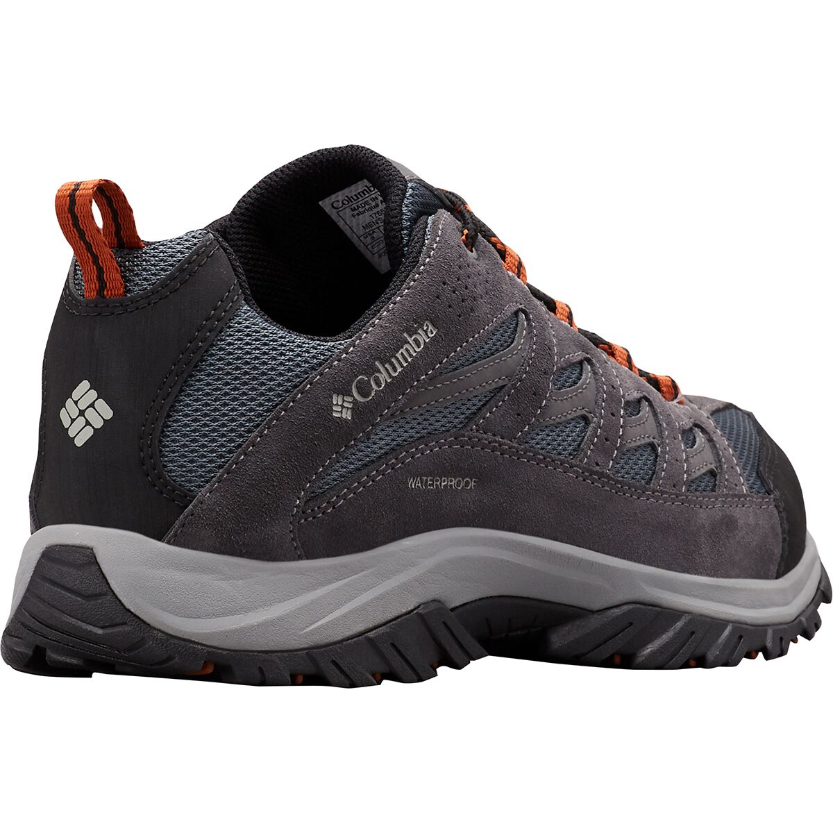 Zapatos De Senderismo Columbia Crestwood Para Hombre - Impermeables, Talla 46 EU, Color Graphite Dark Adobe