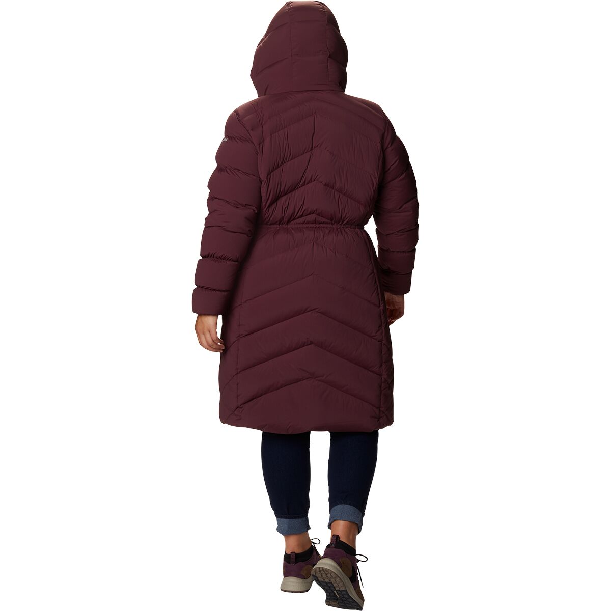 Columbia Ember Springs Long Down Jacket Women's Clothing