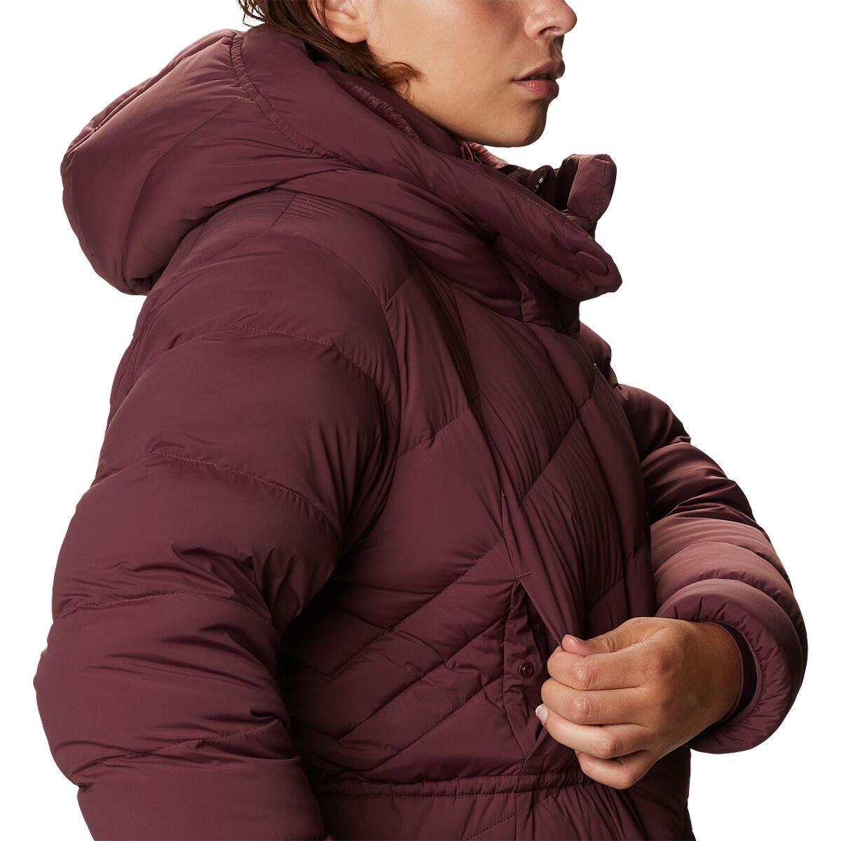 ember springs long down jacket