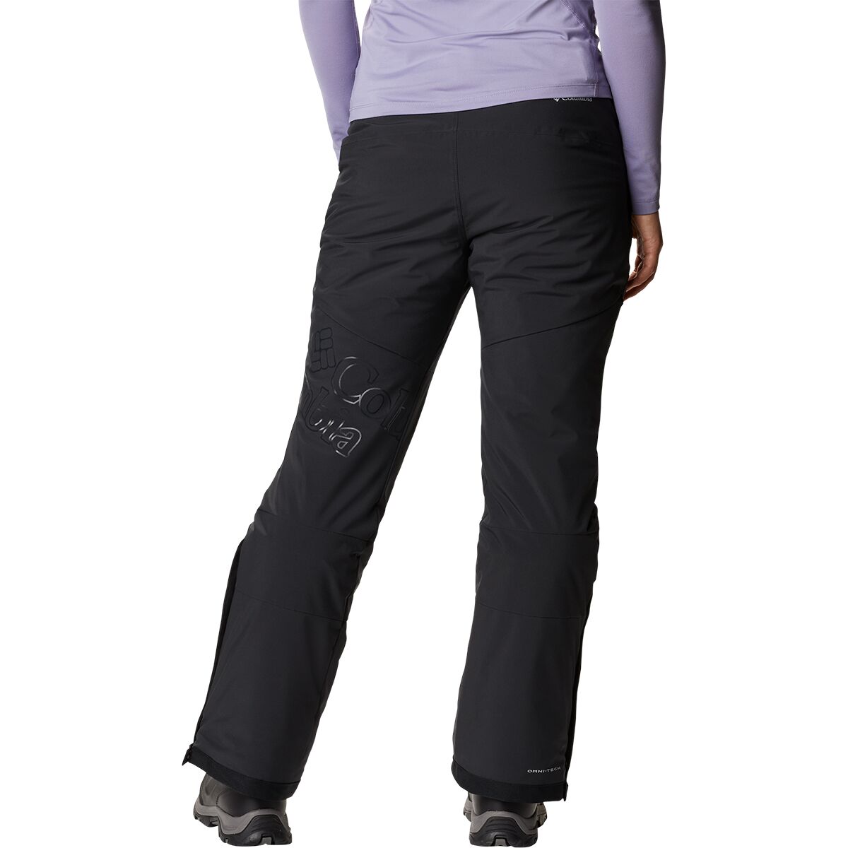 Columbia Pants Women XL Regular Gray Kick Turner Omni Heat Tech Insulated 38x31 Snow Pants