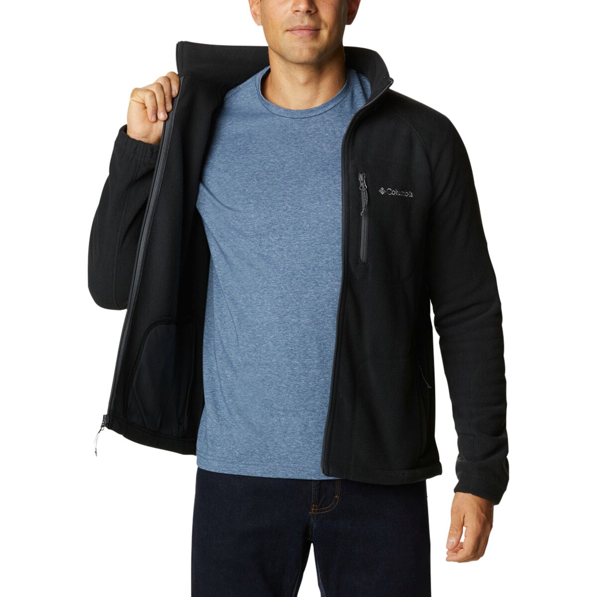 Columbia Fast Trek II Fleece Jacket Men's Clothing