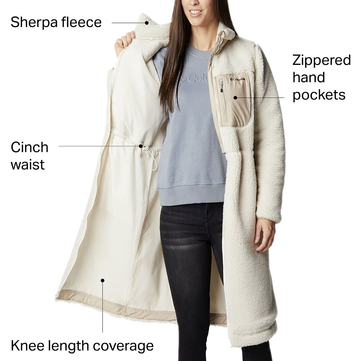 Columbia Archer Ridge Long Jacket Women's Clothing