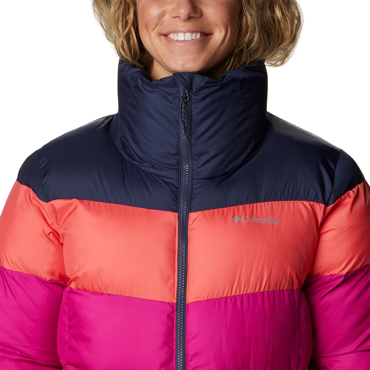 Columbia Winter Jacket Women Omni Heat COLUMBIA Puffect Color