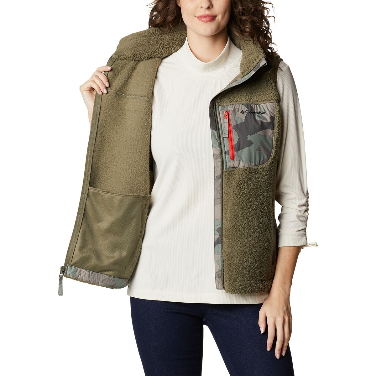 Columbia Powder Pass Vest - Chaleco De Fibra Sintética Mujer | Comprar