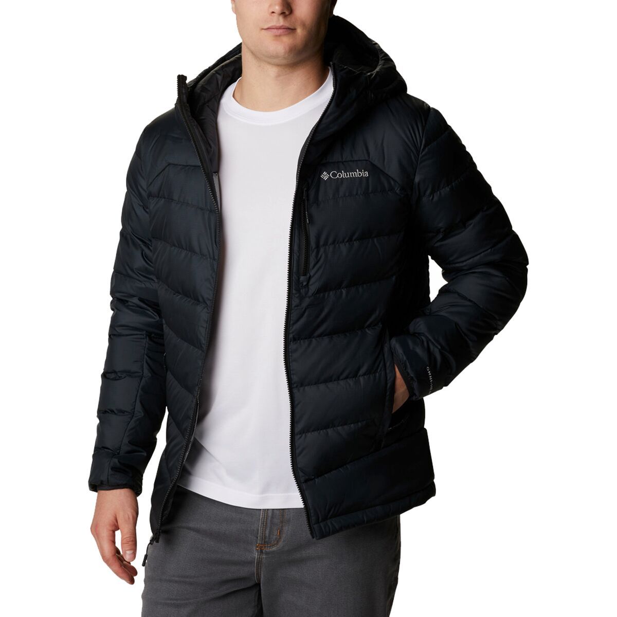 Columbia Autumn Park Down Hooded Jacket Men's Clothing