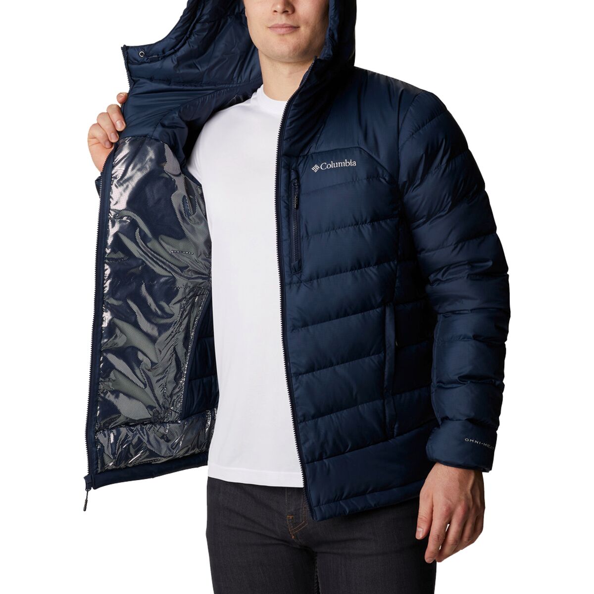 Columbia Autumn Park Down Hooded Jacket Men's Clothing