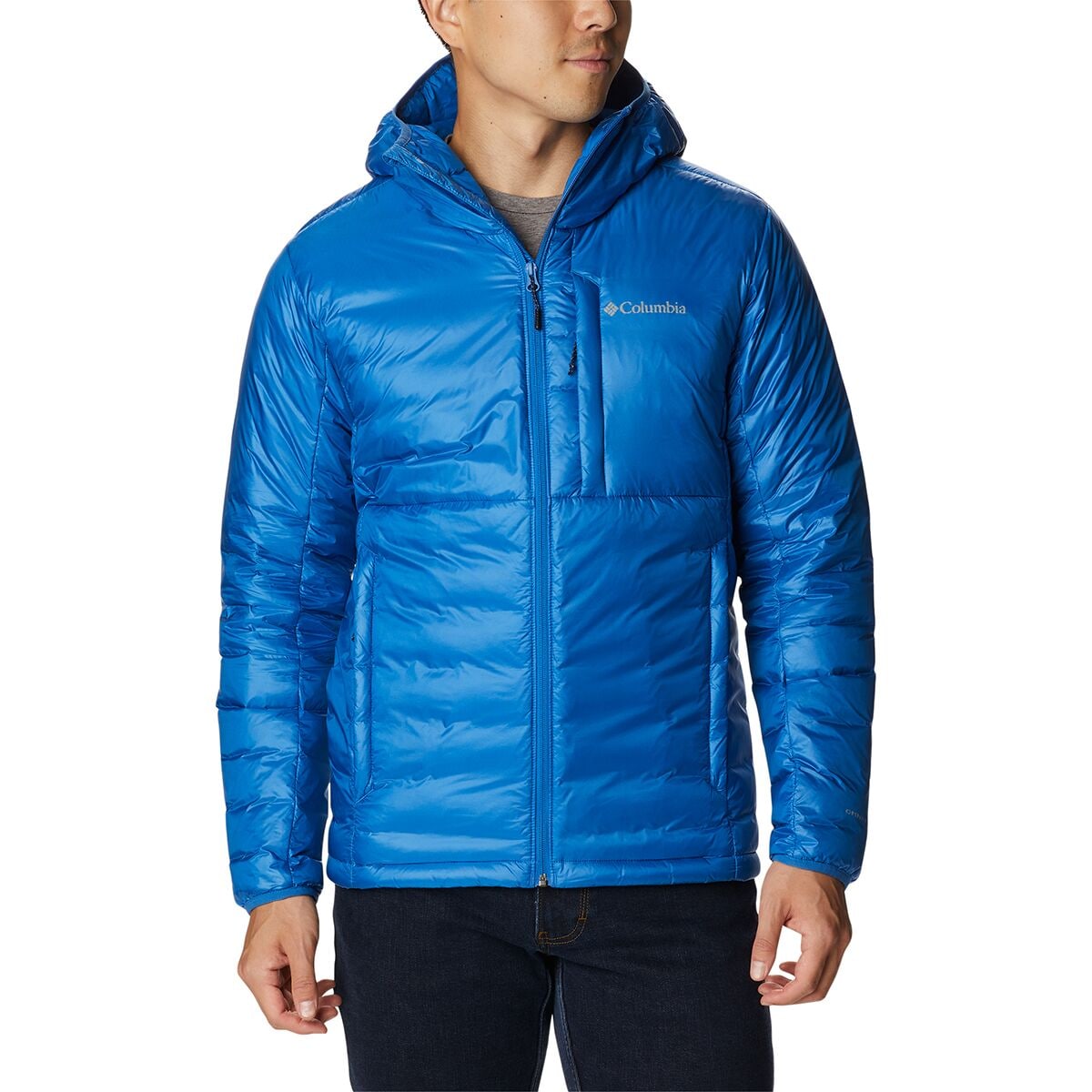 Columbia Infinity Summit Double Wall Down Hooded Jacket - Men's - Clothing