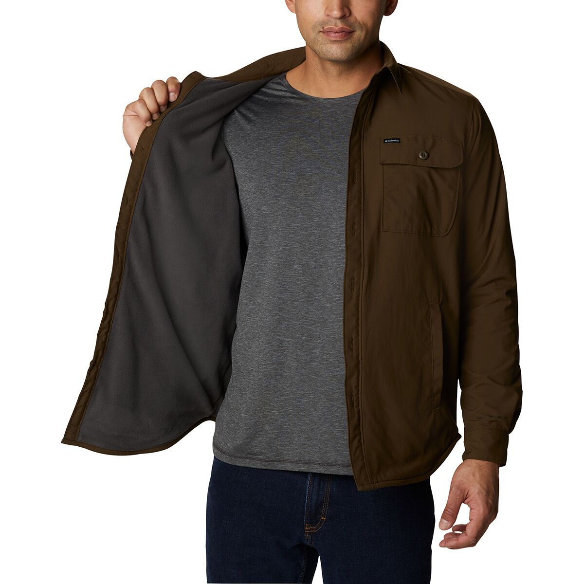 Columbia Outdoor Elements Shirt Jacket Men's Clothing