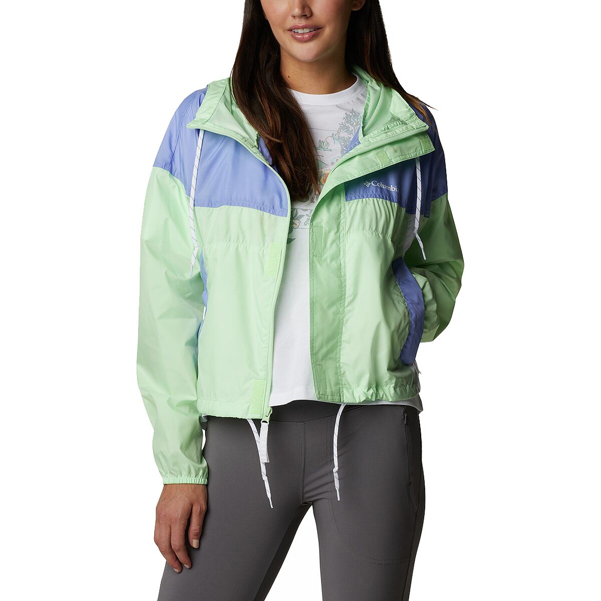 Columbia Flash Challenger Cropped Windbreaker Women's Clothing