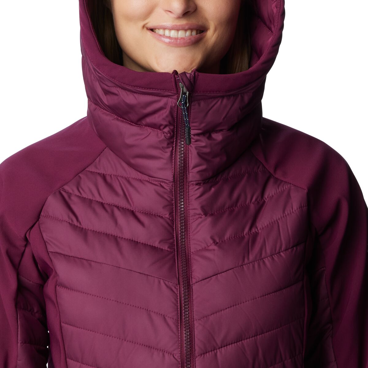 Columbia Powder Lite Hybrid Hooded Jacket - Women's - Clothing