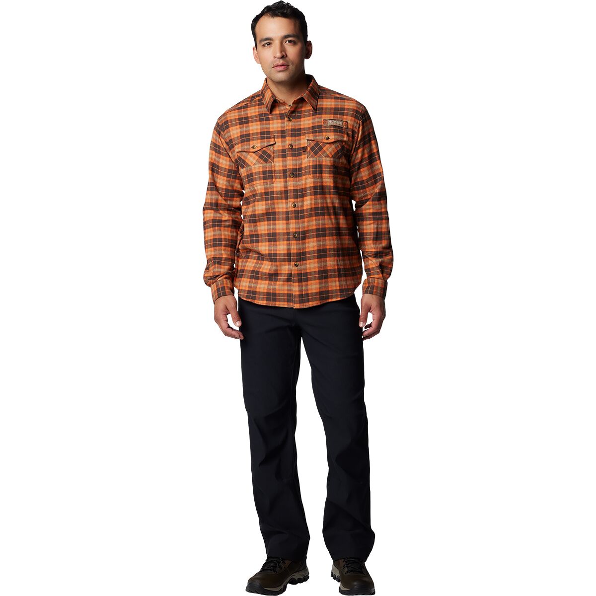 Columbia Roughtail Stretch Flannel Long-Sleeve Shirt -...