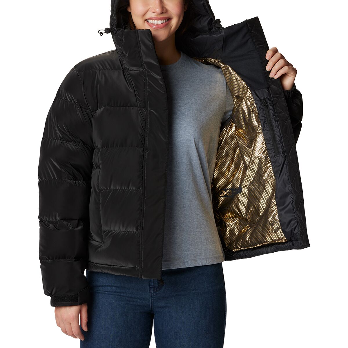 Jackets Columbia Bulo Point™ II Down Jacket Black Velvety Sheen (2051241010 - View #2