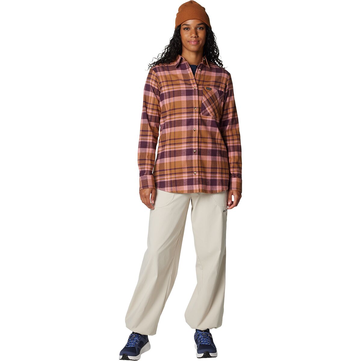 Columbia Calico Basin Flannel Long-Sleeve Shirt -...