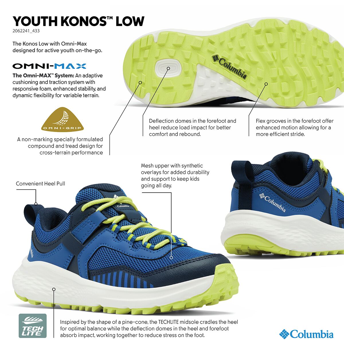 Columbia Konos Low Hiking Shoe - Kids´