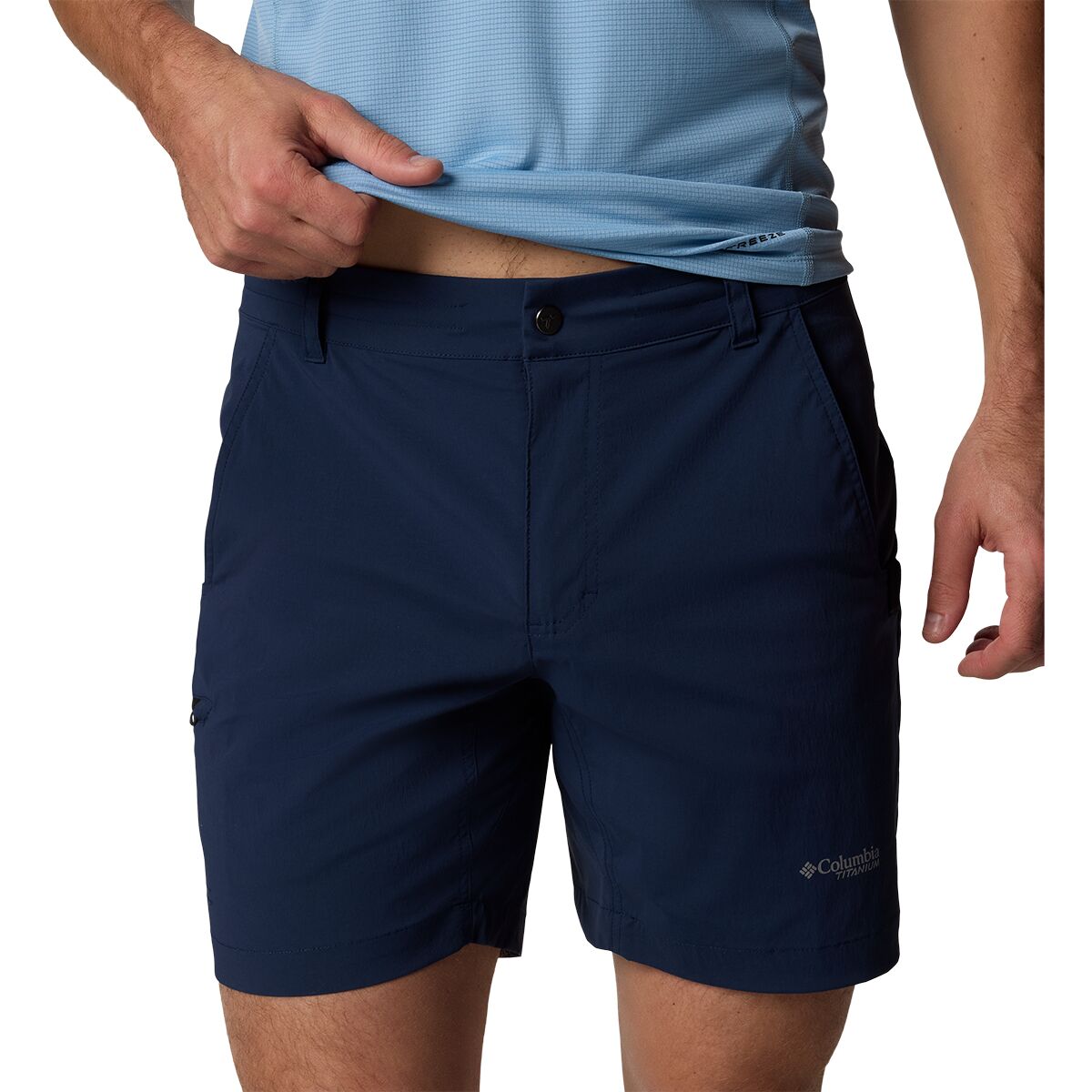 Мужские шорты Columbia Wanoga Lightweight 9in, цвет: Тёмно-синий — фото 3