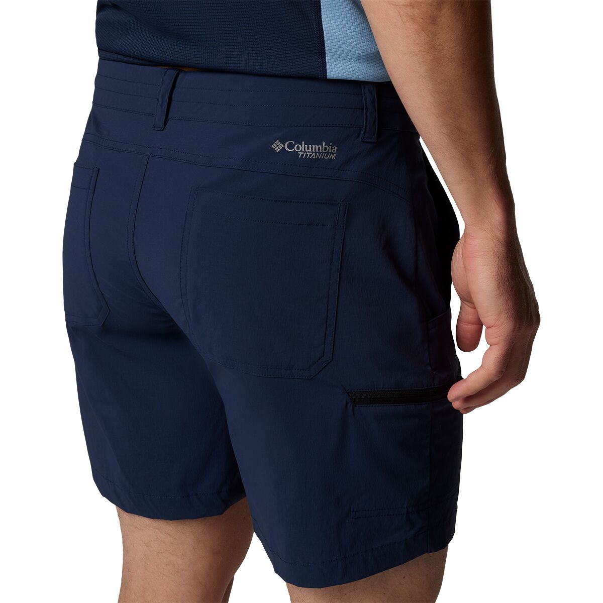 Мужские шорты Columbia Wanoga Lightweight 9in, цвет: Тёмно-синий — фото 4