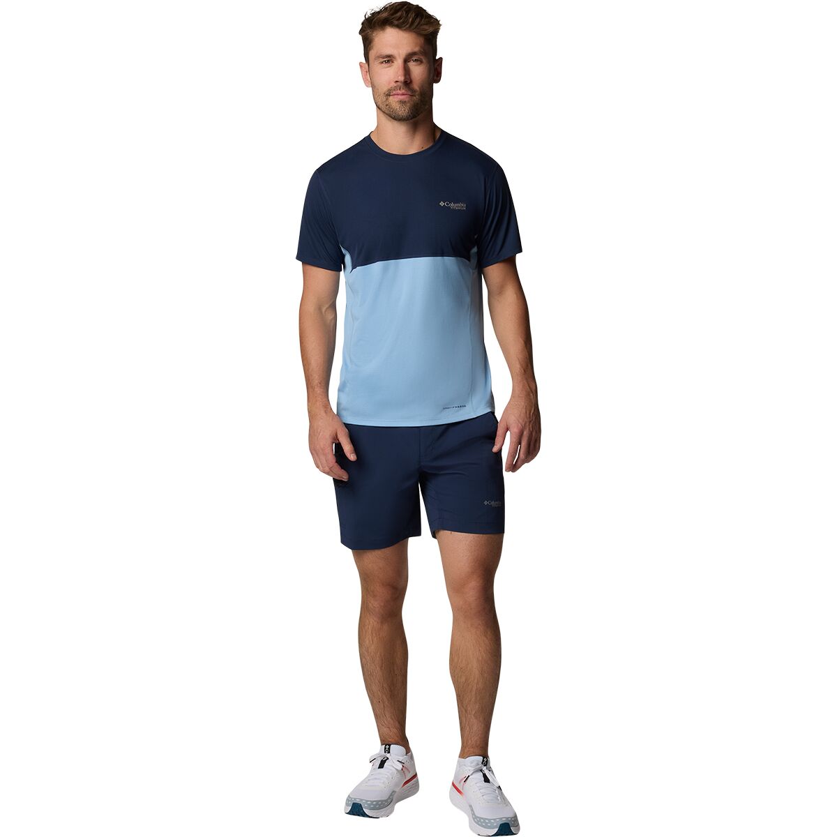 Мужские шорты Columbia Wanoga Lightweight 9in, цвет: Тёмно-синий — фото 6