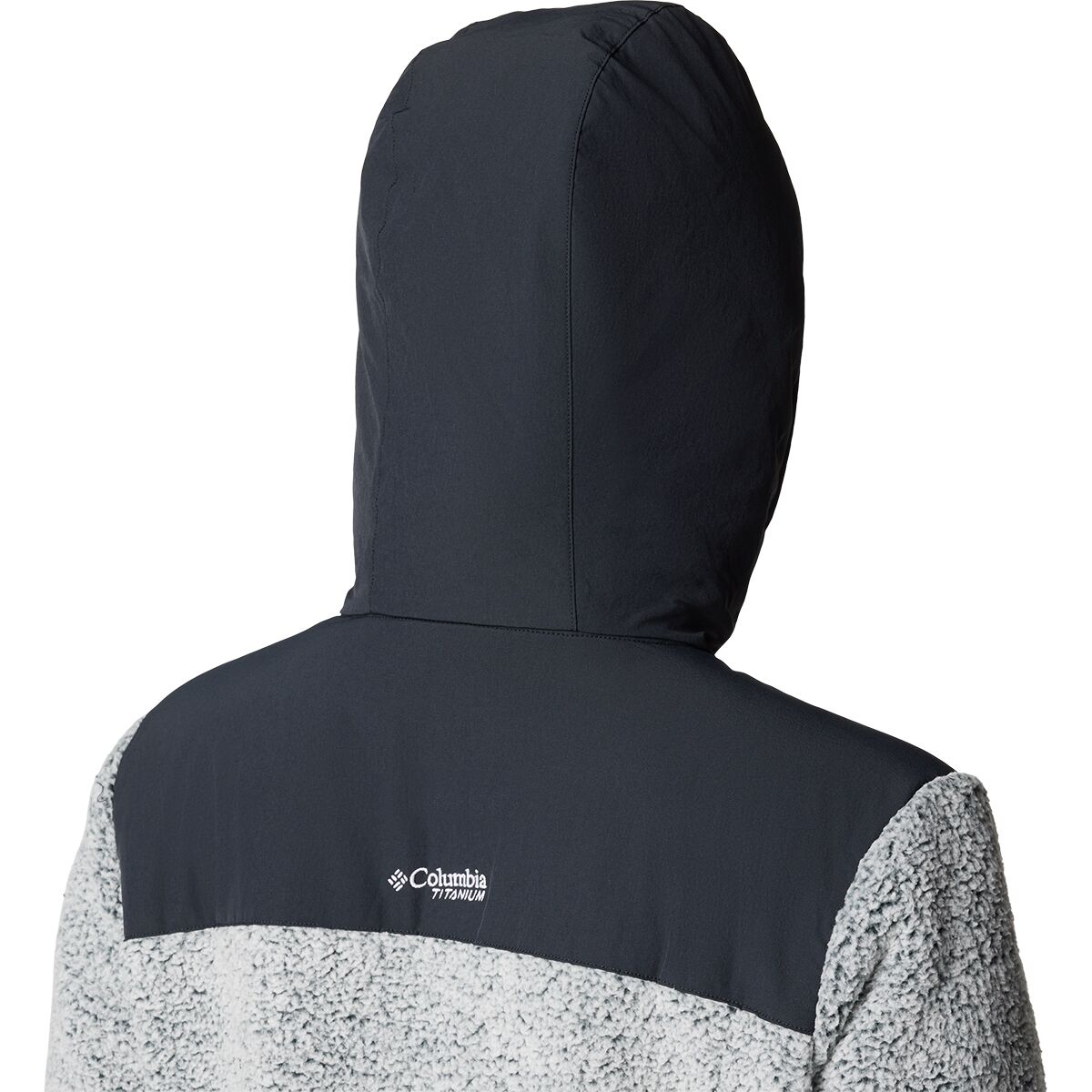Женская куртка Columbia Arctic Crest Sherpa Full-Zip, цвет: Белый / Чёрный — фото 6