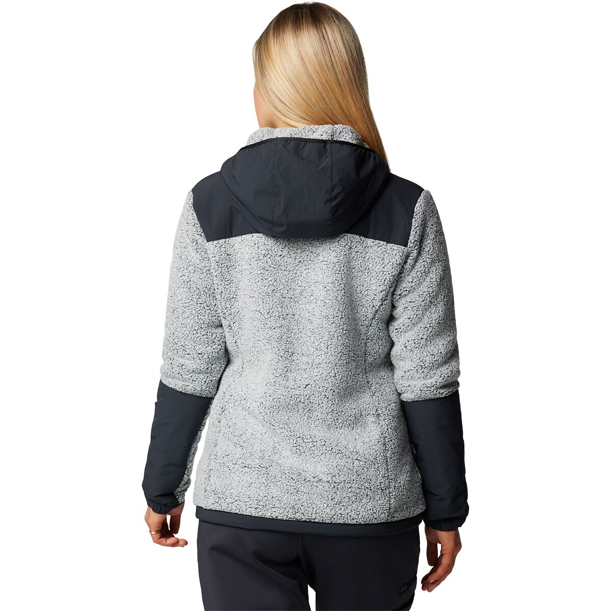 Женская куртка Columbia Arctic Crest Sherpa Full-Zip, цвет: Белый / Чёрный — фото 8