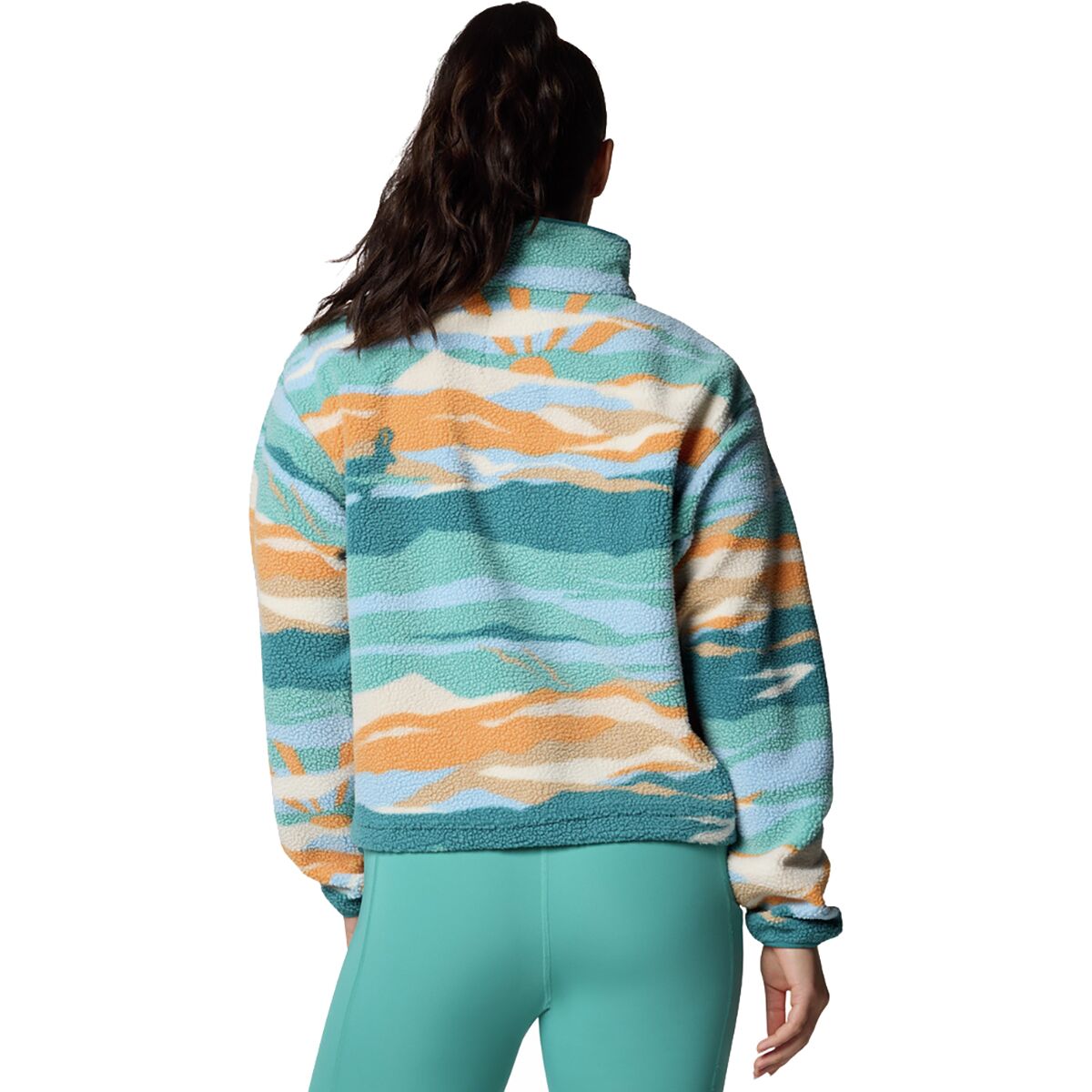 Columbia Helvetia II Printed Cropped 1/2-Snap Pullover -...