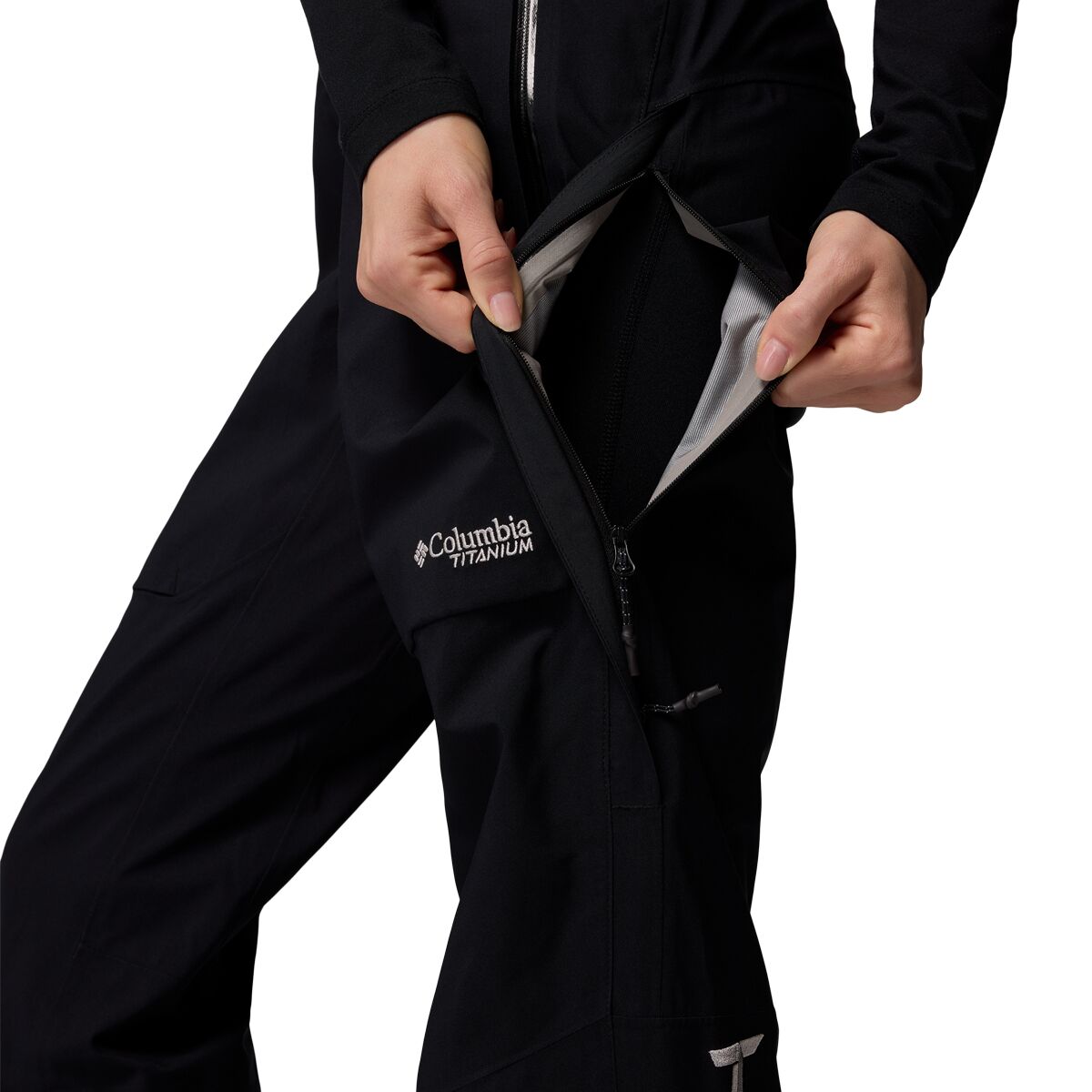 Женские брюки Columbia Platinum Peak II 3L Pant, цвет: Чёрный — фото 5