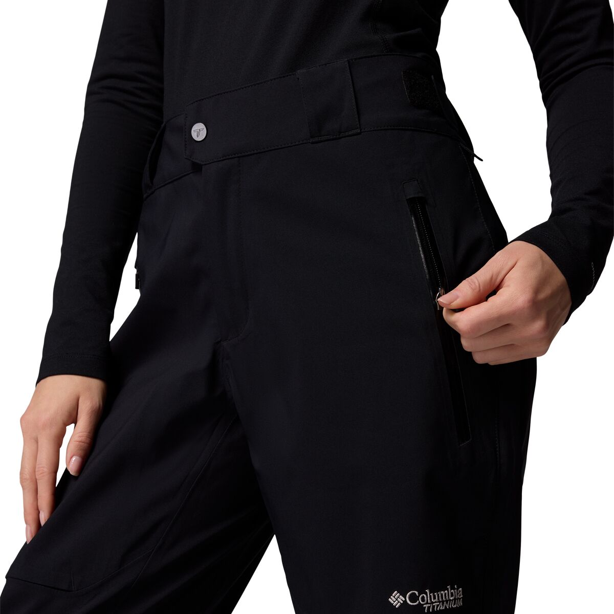 Женские брюки Columbia Platinum Peak II 3L Pant, цвет: Чёрный — фото 8