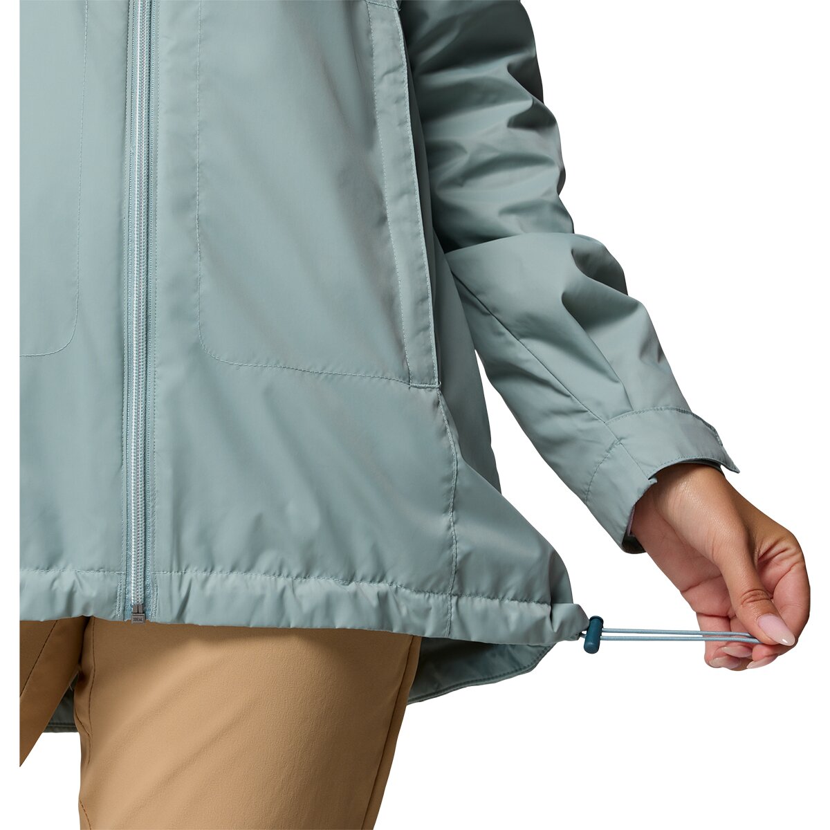 Женская куртка Columbia Switchback II Lined Long, цвет: Синий — фото 4