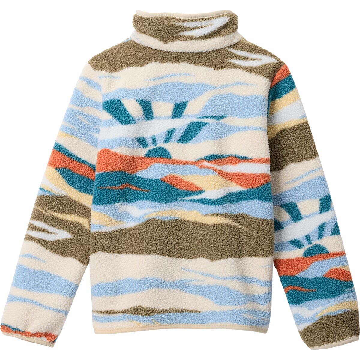 Columbia Helvetia II Printed 1/2-Snap Fleece Jacket -...