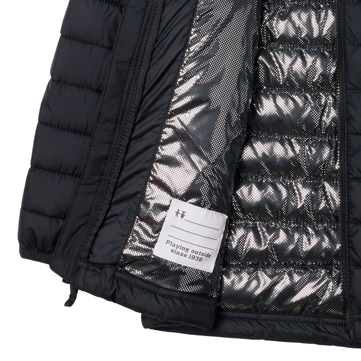 Куртка Columbia Powder Lite II Hooded Jacket для мальчиков, цвет: Чёрный — фото 3