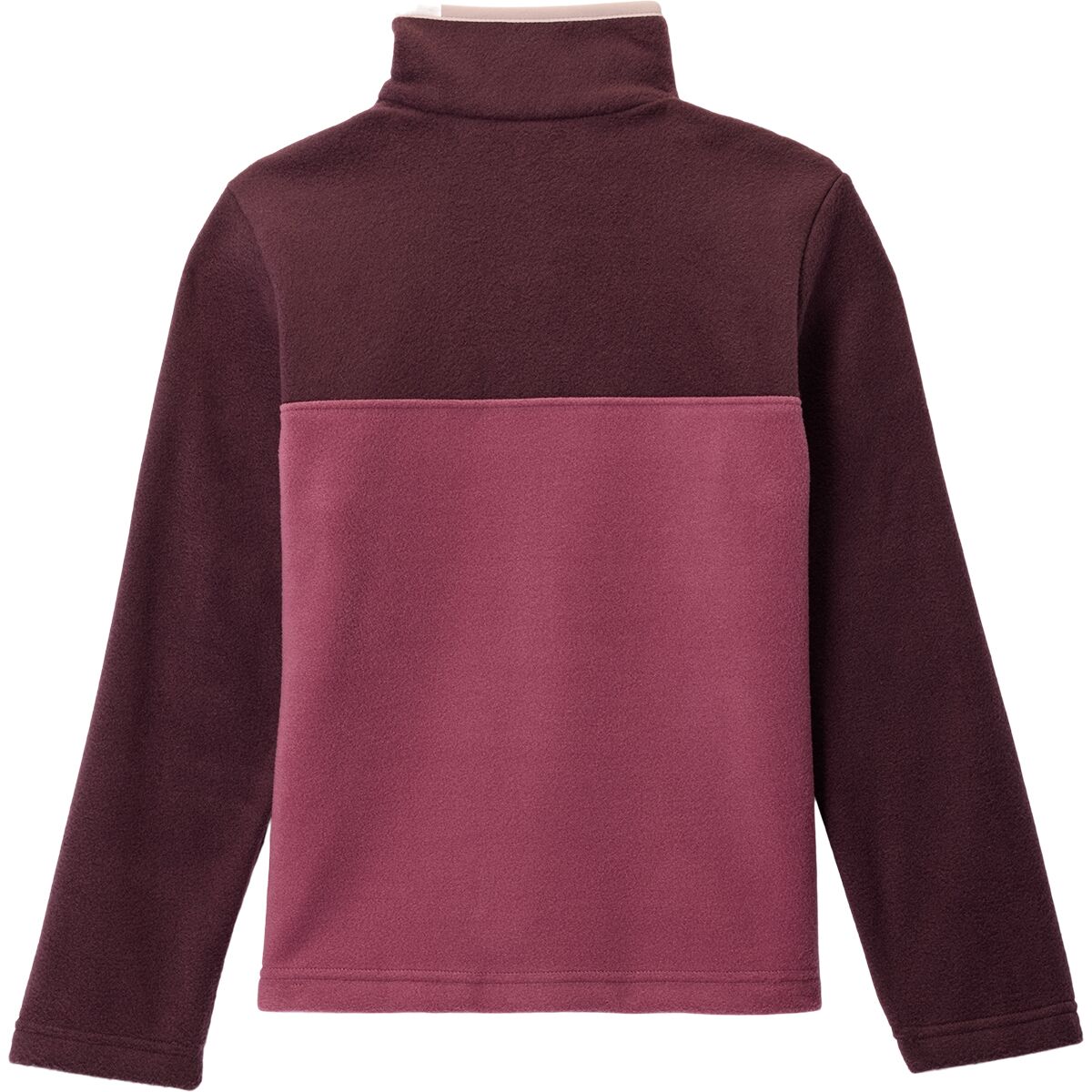 Детские толстовки Columbia Steens Mtn II 1/4 Snap Fleece Pull-Over, цвет: Состаренный розовато-лиловый / Минеральный розовый — фото 2
