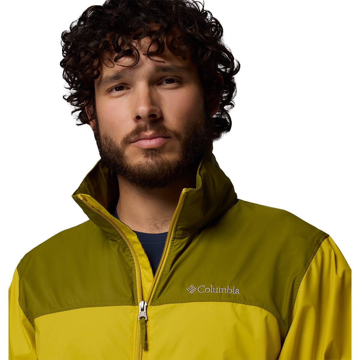 Мужская куртка Columbia Glennaker Lake II Rain Jacket, цвет: Состаренный мох / Зелёный — фото 4