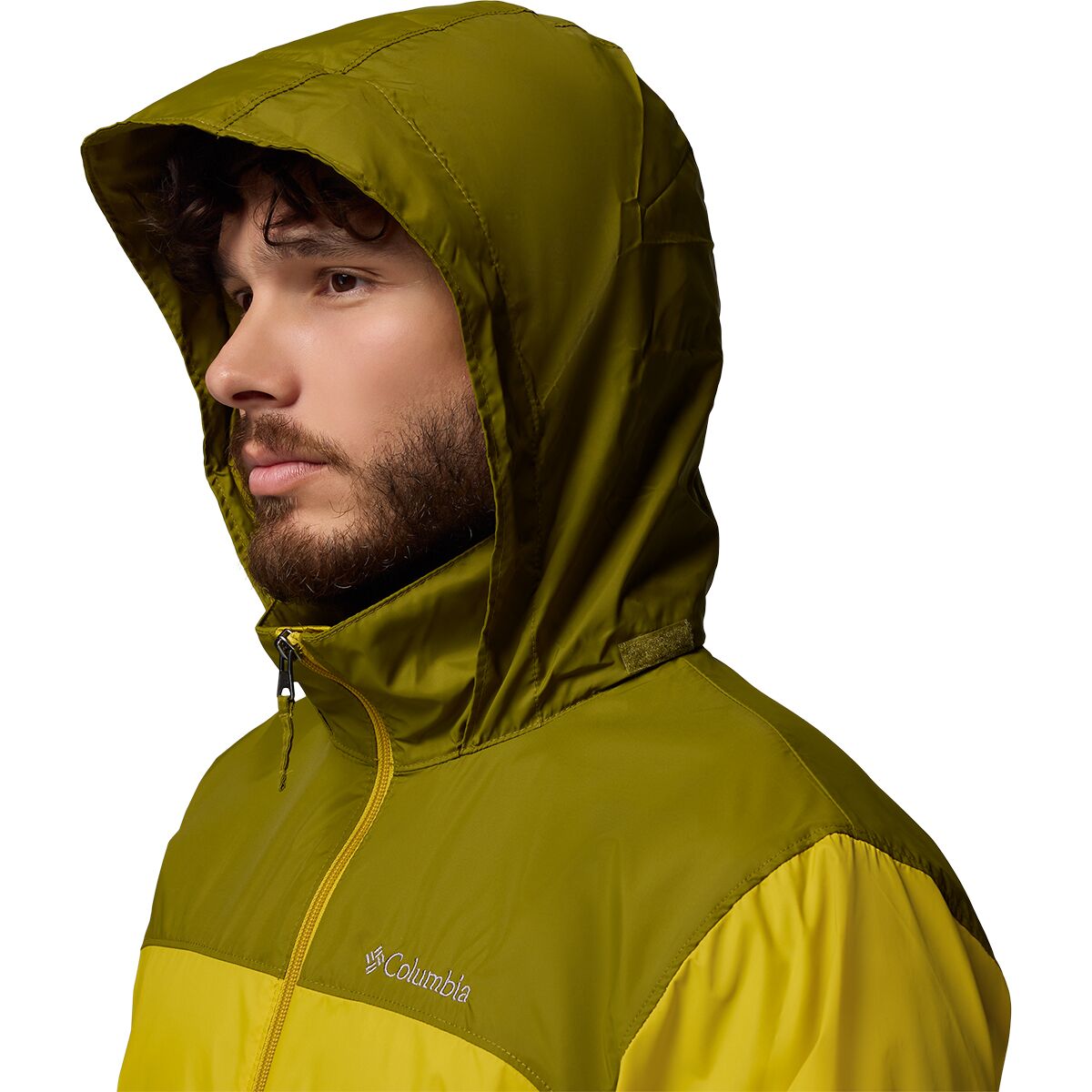 Мужская куртка Columbia Glennaker Lake II Rain Jacket, цвет: Состаренный мох / Зелёный — фото 6
